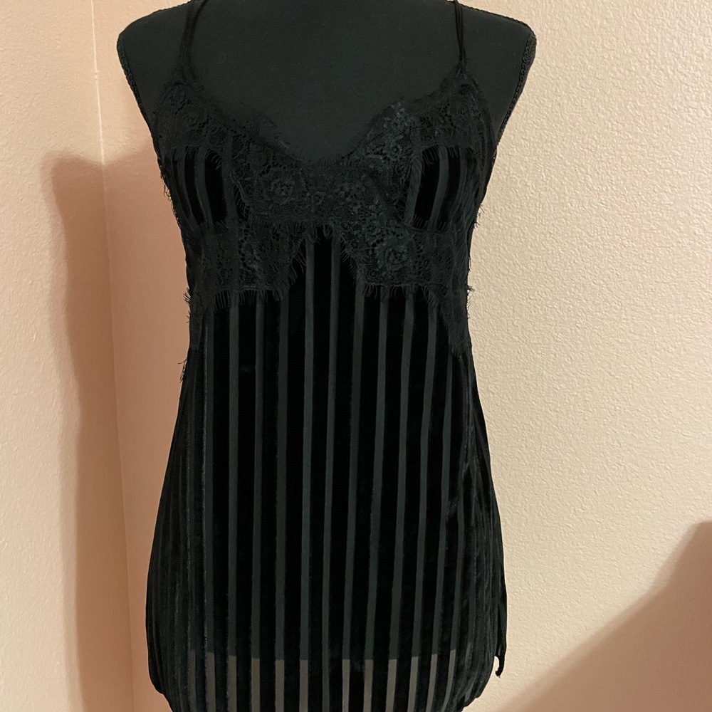 Zara black tank top size xs